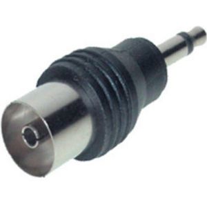 3,5mm Jack mono (m) - Coax IEC (v) adapter