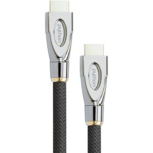 PYTHON HDMI kabel - versie 2.1 (8K 60Hz + HDR) / zwart - 0,50 meter