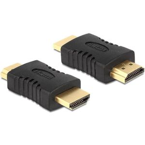 HDMI (m) - HDMI (m) koppelstuk versie 1.4 (4K 30Hz) / zwart