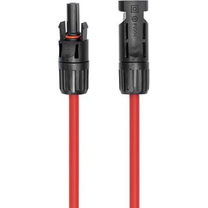 Solar PV kabel | 6mm² | IP67 | rood | 8 meter