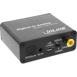 InLine digitaal naar analoog audio converter (DAC) / High-Res audio