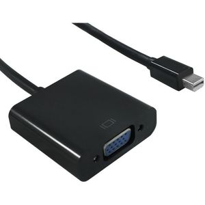 Mini DisplayPort 1.1 naar VGA adapter / zwart - 0,15 meter