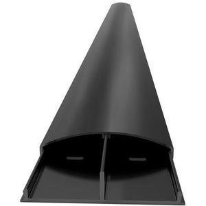 Premium super slim aluminium kabelgoot - 110 x 7,5 cm / zwart