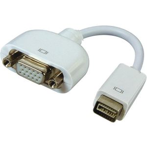 Mini DVI (m) naar VGA (v) adapter / wit - 0,10 meter