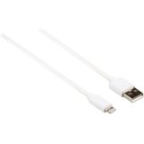 8-pins Lightning naar USB-A kabel - USB2.0 - tot 2,4A / wit - 1 meter