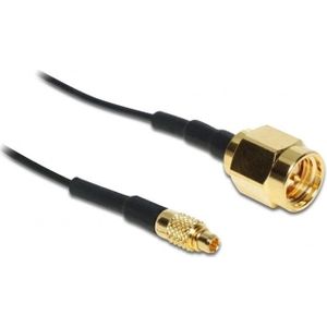 MMCX (m) - SMA (m) kabel - Mini Coax (1,13 mm) - 50 Ohm - 0,10 meter