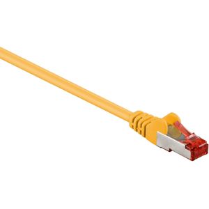 S/FTP CAT6 Gigabit netwerkkabel / geel - LSZH - 25 meter