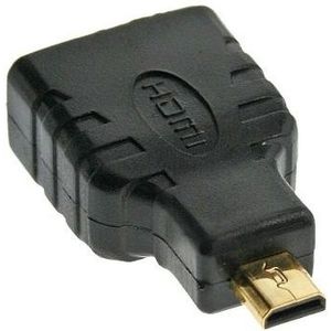 Micro HDMI - HDMI adapter - versie 2.0 (4K 60Hz) / zwart