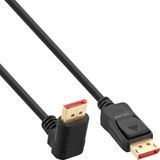 Premium DisplayPort kabel - 90° haaks naar boven - versie 1.4 (5K/8K 60Hz) / zwart - 5 meter