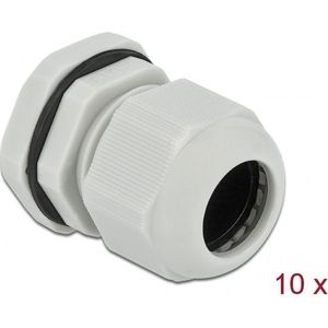 Kabelwartel | PG19 | 12-15 mm | IP68 | grijs | 10 stuks