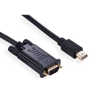 Mini DisplayPort 1.1 naar VGA kabel / zwart - 1 meter
