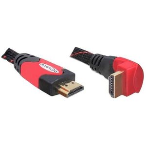 Premium HDMI kabel - 90° haaks naar beneden - versie 1.4 (4K 30Hz) - 1 meter