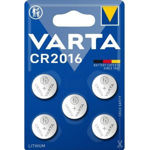 Varta CR2016 - 5 stuks