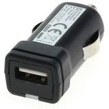 USB autolader met 1 poort - 1A / zwart
