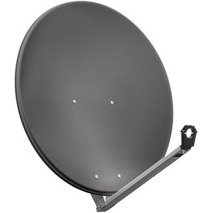 Goobay - Satellietschotel - Zwart - 80 cm - Aluminium