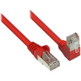 S/FTP CAT6 Gigabit netwerkkabel haaks/recht / rood - 15 meter