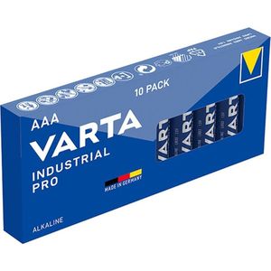 Varta AAA (LR03) Industrial Pro batterijen - 10 stuks in blister