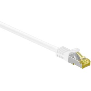 S/FTP CAT7 10 Gigabit netwerkkabel / wit - LSZH - 15 meter
