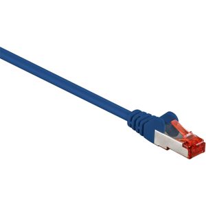 S/FTP CAT6 Gigabit netwerkkabel / blauw - LSZH - 1 meter