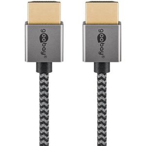 Goobay Plus HDMI kabel | Slimline | HDMI2.0 (4K 60Hz + HDR) | 3 meter