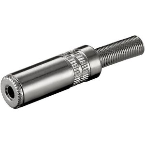 3,5mm Jack (v) connector - metaal - 2-polig / mono