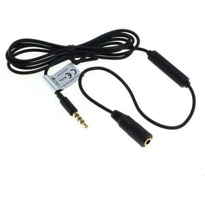 3,5mm Jack hoofdtelefoon verlengkabel met microfoon (CTIA) - 1,2 meter