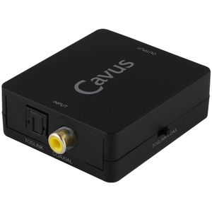 Cavus Toslink optisch - Coaxiaal S/P DIF converter - bi-directioneel