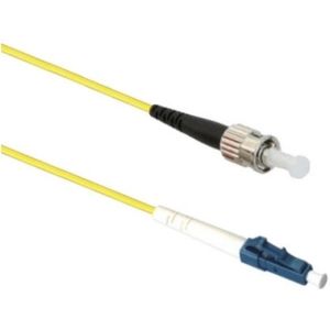 LC - ST Simplex Optical Fiber Patch kabel - Single Mode OS1 - geel / LSZH - 25 meter