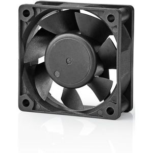 Nedis DC-ventilator DC-ventilatorgrootte: 60 mm 3-pins 32,3 dBA Zwart - CPU waterkoelers - Zwart