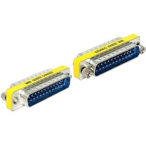 Serieel RS232 koppelstuk 25-pins SUB-D (m) 25-pins SUB-D (m)