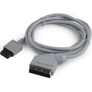 Scart AV kabel geschikt voor Nintendo Wii, Wii Mini en Wii-U / grijs - 1,8 meter