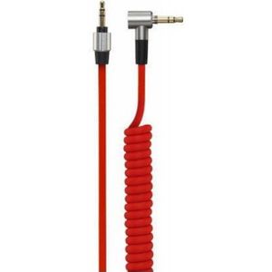 3,5mm naar 3,5mm/6,35mm kabel - rood - 2 meter