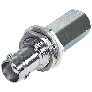 BNC (v) twist-on inbouwconnector voor RG58 kabel - 50 Ohm / recht