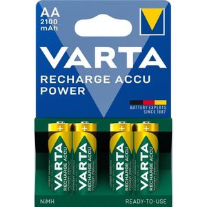 Varta AA (HR6) Recharge Accu Power batterijen / 2100 mAh - 4 stuks in blister
