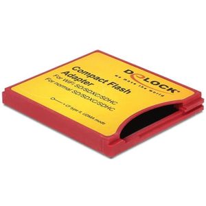 Compact Flash adapter voor SD geheugenkaarten - CF type II
