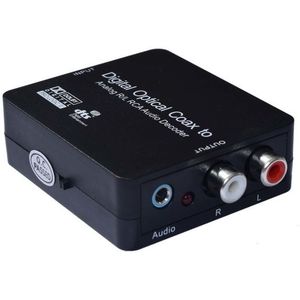 Digitaal naar analoog audio converter (DAC) met Dolby decoder - voeding via USB