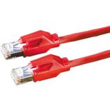 Draka UC400 premium HP-U/FTP CAT6 Gigabit netwerkkabel / rood - 3 meter