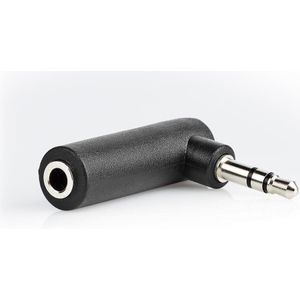 3,5mm Jack haakse stereo audio adapter / zwart