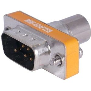 Seriële RS232 adapter 9-pins SUB-D (m) - Mini DIN 6-pins PS/2 (v)