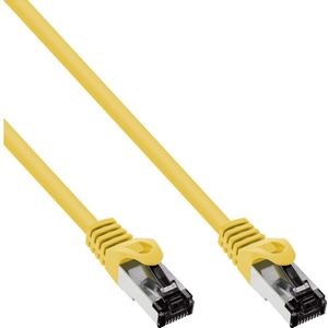 S/FTP CAT8.1 40 Gigabit netwerkkabel / geel - LSZH - 0,50 meter