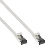 U/FTP CAT8.1 40 Gigabit platte netwerkkabel met TPE mantel / wit - LSZH - 7,5 meter