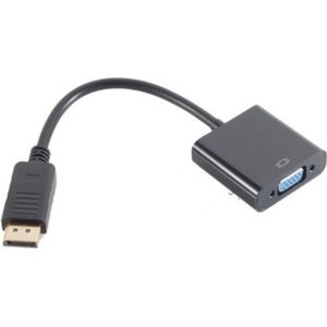 DisplayPort 1.2 naar VGA adapter / zwart - 0,20 meter