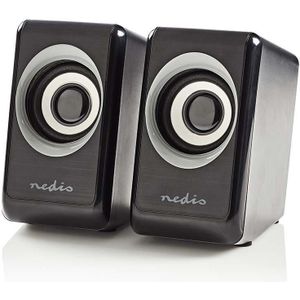 Nedis 2.0 PC-luidspreker set 18W / zwart
