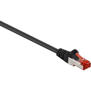 S/FTP CAT6 Gigabit netwerkkabel / zwart - LSZH - 5 meter