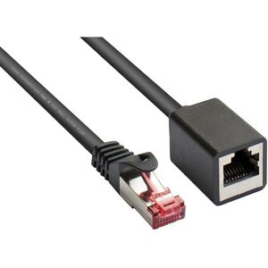 S/FTP CAT6 Gigabit netwerk verlengkabel / zwart - 10 meter