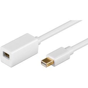 Mini DisplayPort verlengkabel - versie 1.1 (4K 30 Hz) / wit - 3 meter