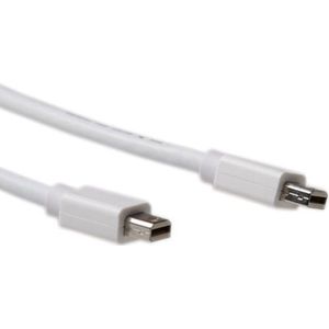 Mini DisplayPort kabel - versie 1.2 (4K 60 Hz) - UL / wit - 5 meter