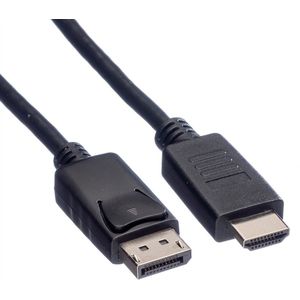 DisplayPort naar HDMI kabel - DP 1.2 / HDMI 1.4 (4K 30Hz) / zwart - 3 meter