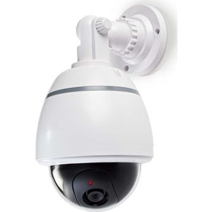 Nedis dummy beveiligingscamera voor binnen - dome / wit