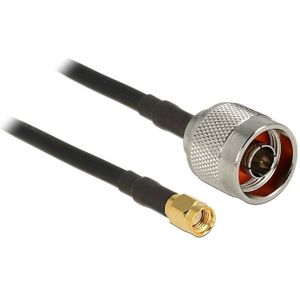 N (m) - RP-SMA (m) kabel - CFD200/RF200 - 50 Ohm / zwart - 2 meter